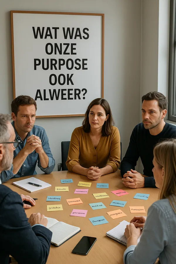 Het belang van purpose om je business model te blijven aanpassen bij ontwikkelingen in de toekomst.